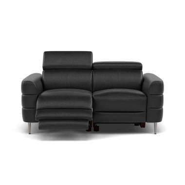 Hoy 2 Seater Recliner Sofa - 2 Str W/ 2 Power Recliner W/ 2 Manual Headrest Cat NL/O - Power with Manual Headrest 2 Seater Sofas Sterling Home 8 NL5109 New York Midnight
