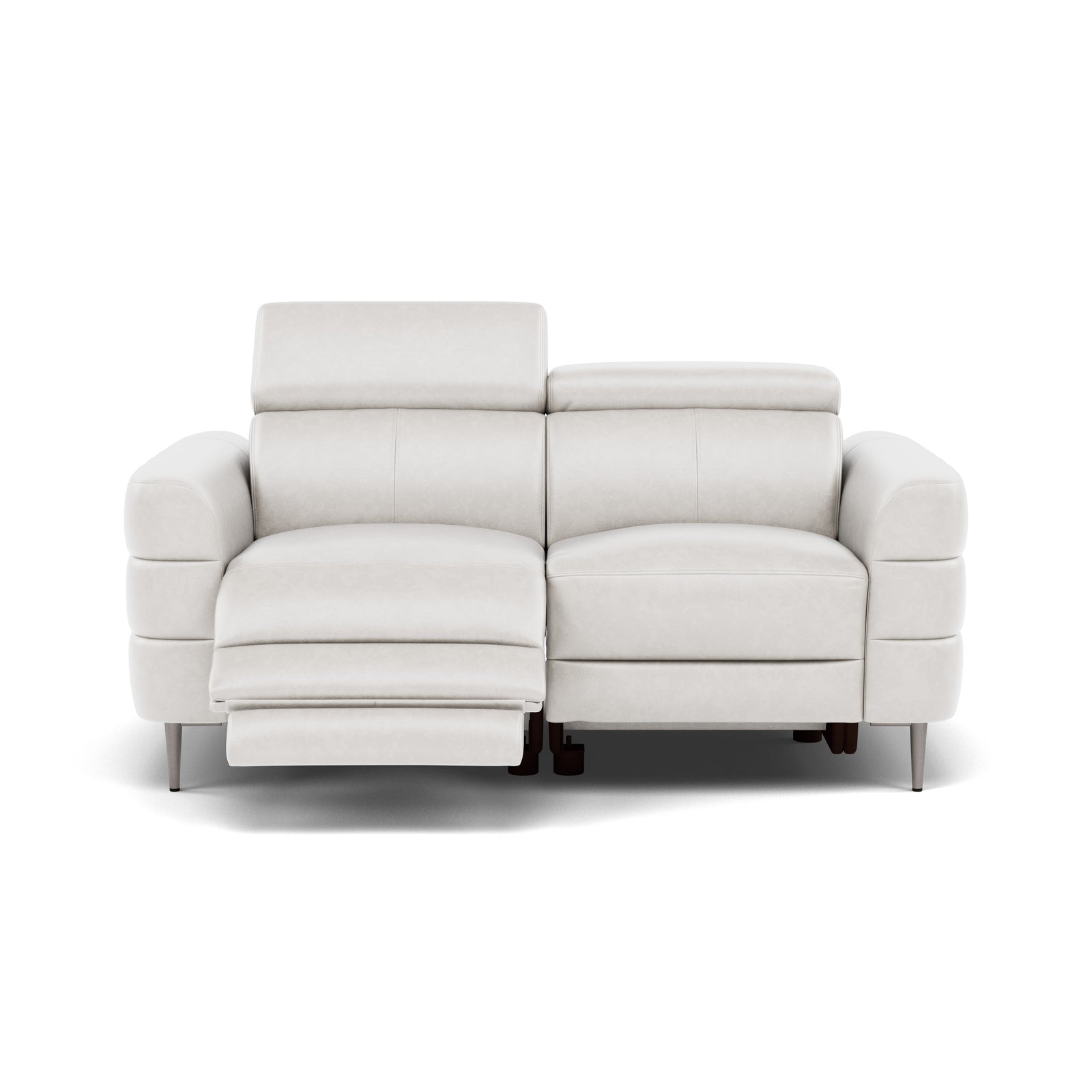 Hoy 2 Seater Power Recliner with Power Headrest Sterling Home 1 O7304 Orlando Quiet Grey