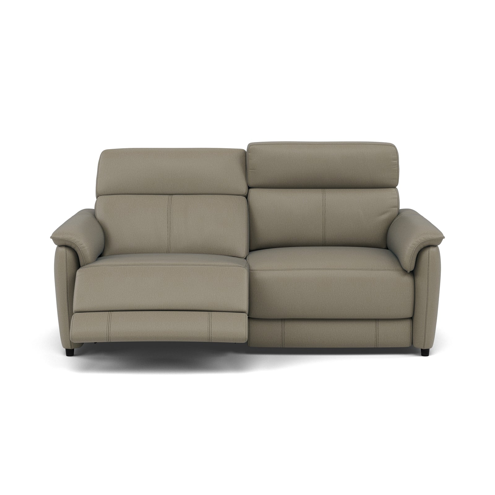 Orkney 3 Seater Recliner Sofa - 2.5 Seater Sofa with 2 Power Recliners Cat 20S - Power Recliner with USB 3 Seater Sofas Sterling Home 12 BXS-039C PEBBLE