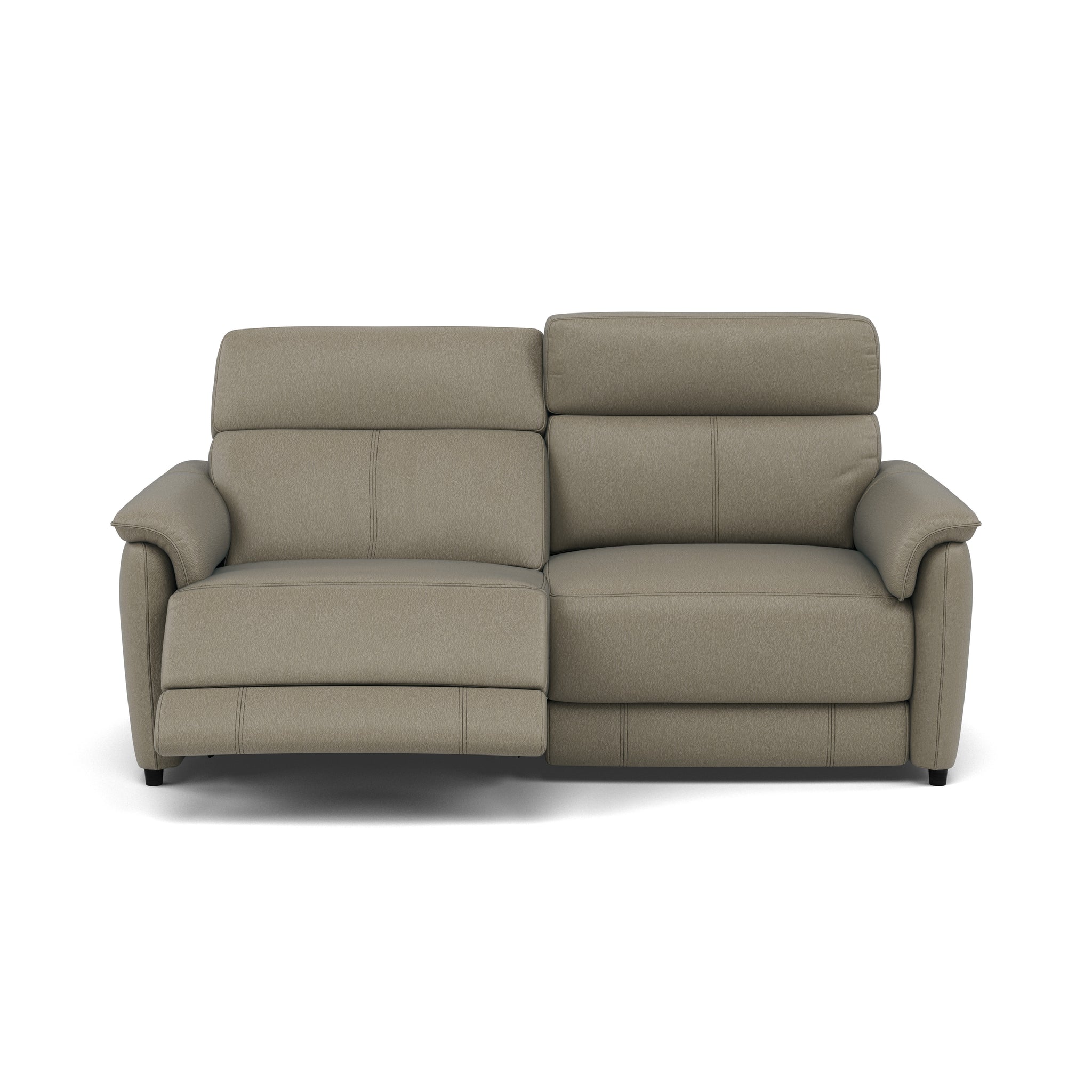 Orkney 3 Seater Recliner Sofa - 2.5 Seater Sofa with 2 Power Recliners Cat 20S - Power Recliner with USB 3 Seater Sofas Sterling Home 12 BXS-039C PEBBLE