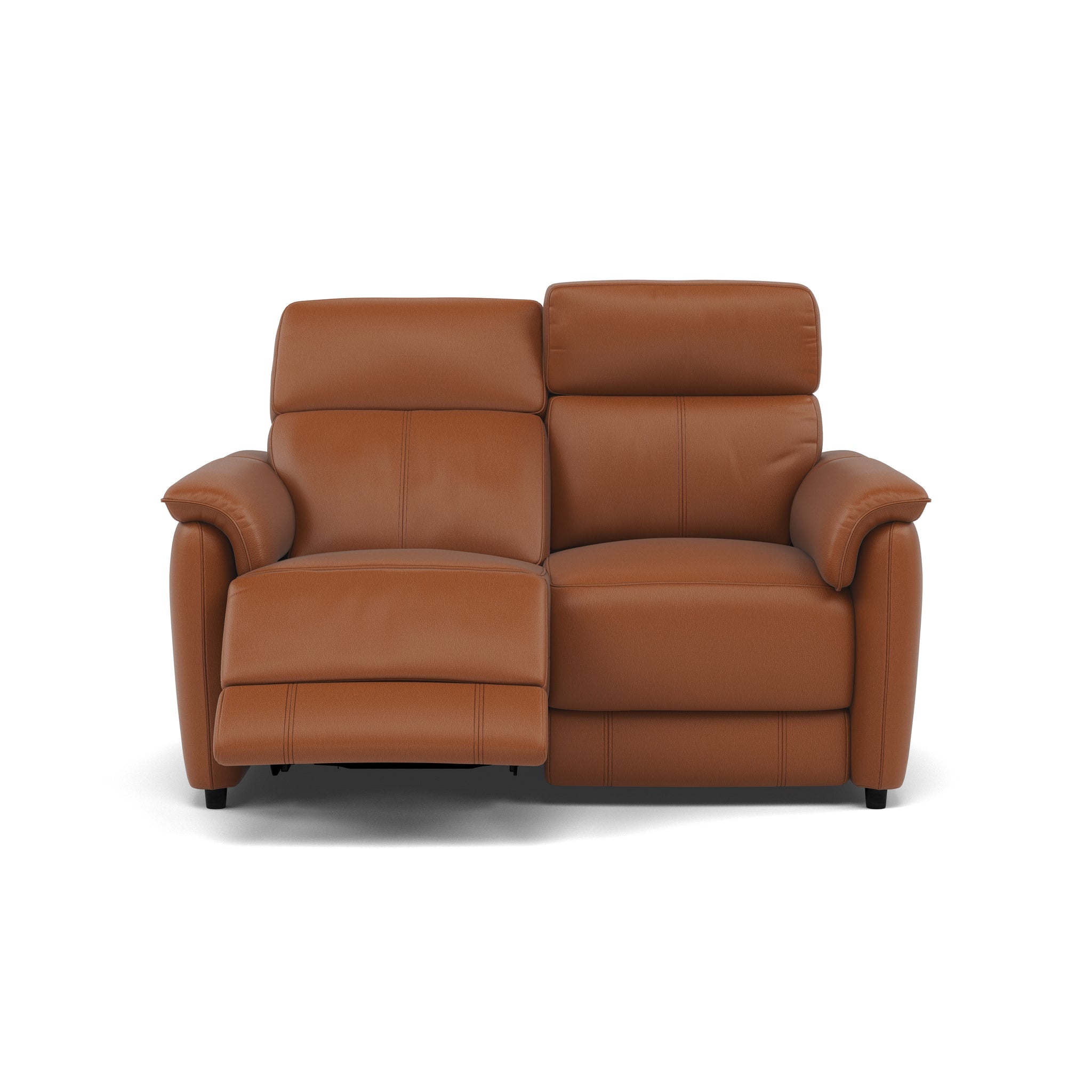 Orkney 2 Seater Recliner Sofa - 2 Seater Sofa with 2 Power Recliners Cat 20S - Power Recliner with USB 2 Seater Sofas Sterling Home 9 BXS-334E PECAN BROWN
