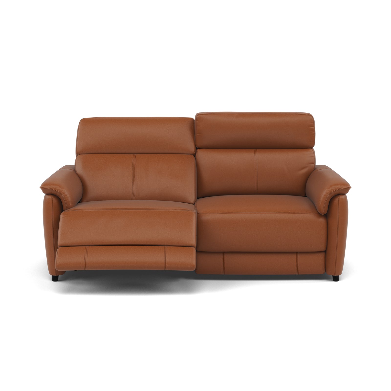 Orkney 3 Seater Recliner Sofa - 2.5 Seater Sofa with 2 Power Recliners Cat 20S - Power Recliner with USB 3 Seater Sofas Sterling Home 9 BXS-334E PECAN BROWN