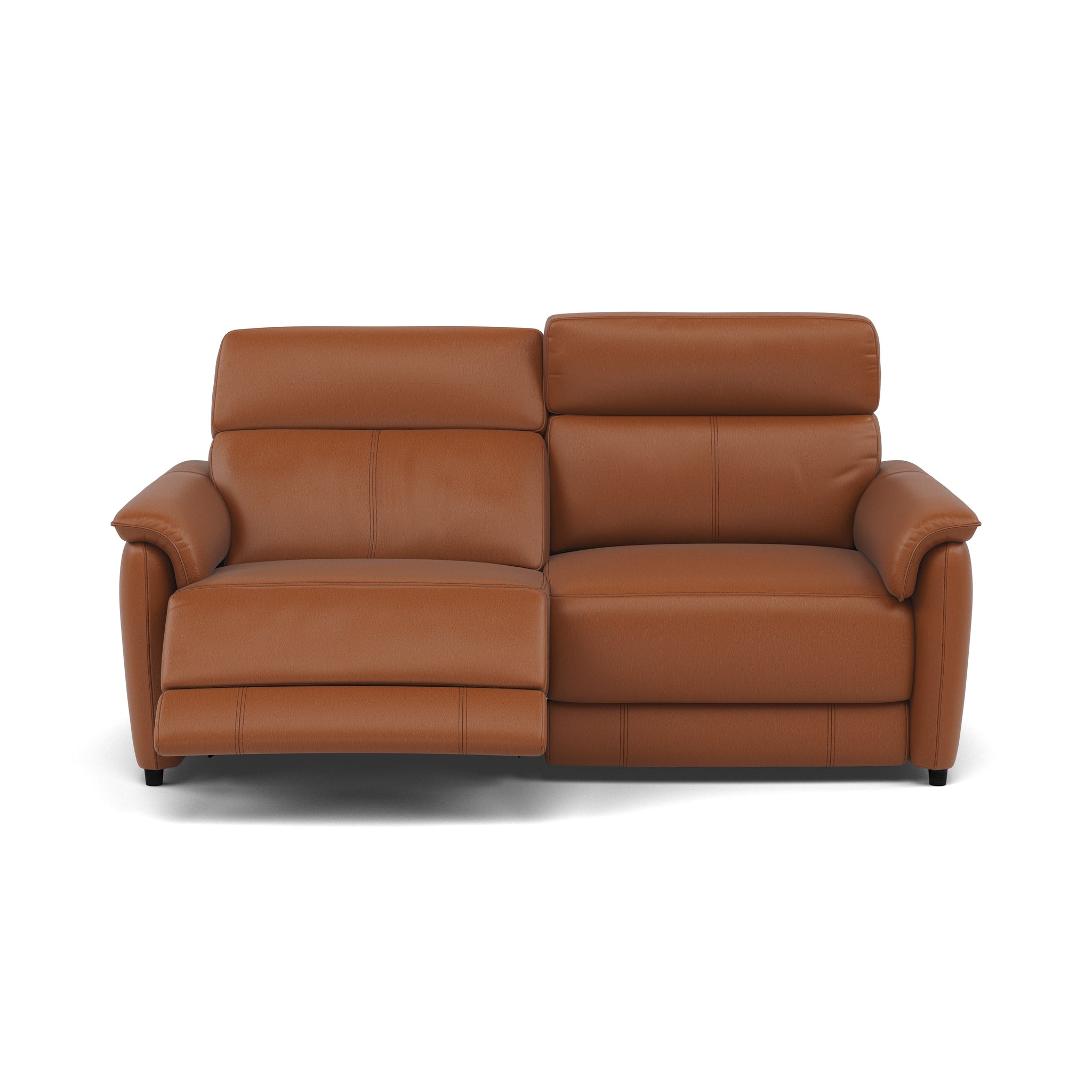 Orkney 3 Seater Recliner Sofa - 2.5 Seater Sofa with 2 Power Recliners Cat 20S - Power Recliner with USB 3 Seater Sofas Sterling Home 9 BXS-334E PECAN BROWN