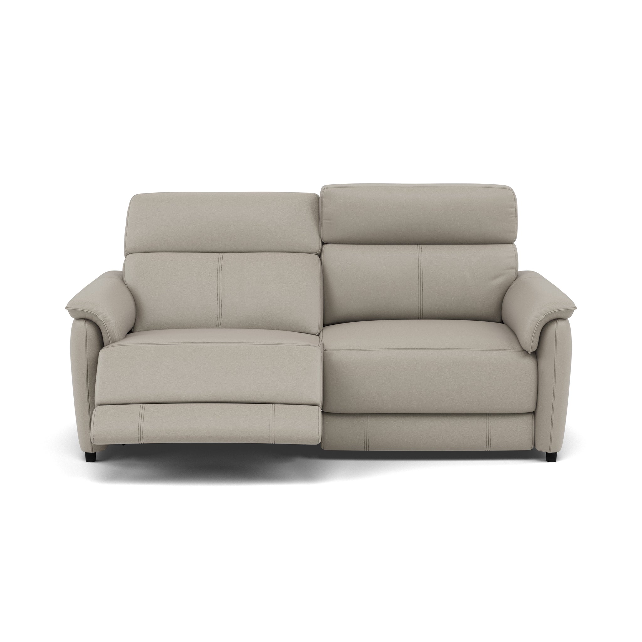 Orkney 3 Seater Recliner Sofa - 2.5 Seater Sofa with 2 Power Recliners Cat 20S - Power Recliner with USB 3 Seater Sofas Sterling Home 1 BXS-946B FEATHER GREY