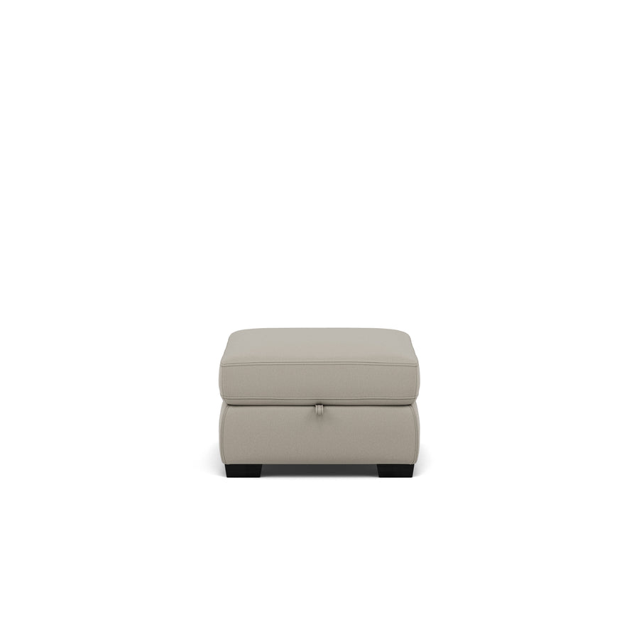 Silva Storage Footstool - Storage footstool BXS Only Footstools Sterling Home 1 BXS-946B FEATHER GREY