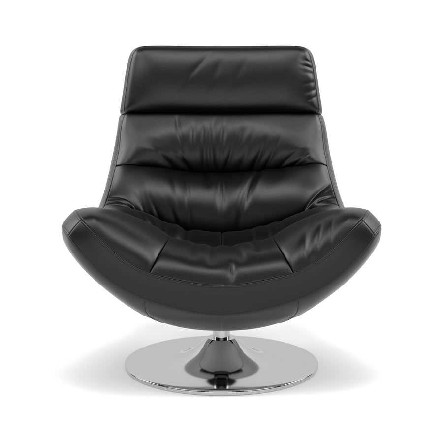 Batista Swivel Armchair - Swivel Armchair Cat 55 Sterling Home 1 Cat-55/72 New Club Dark Grey