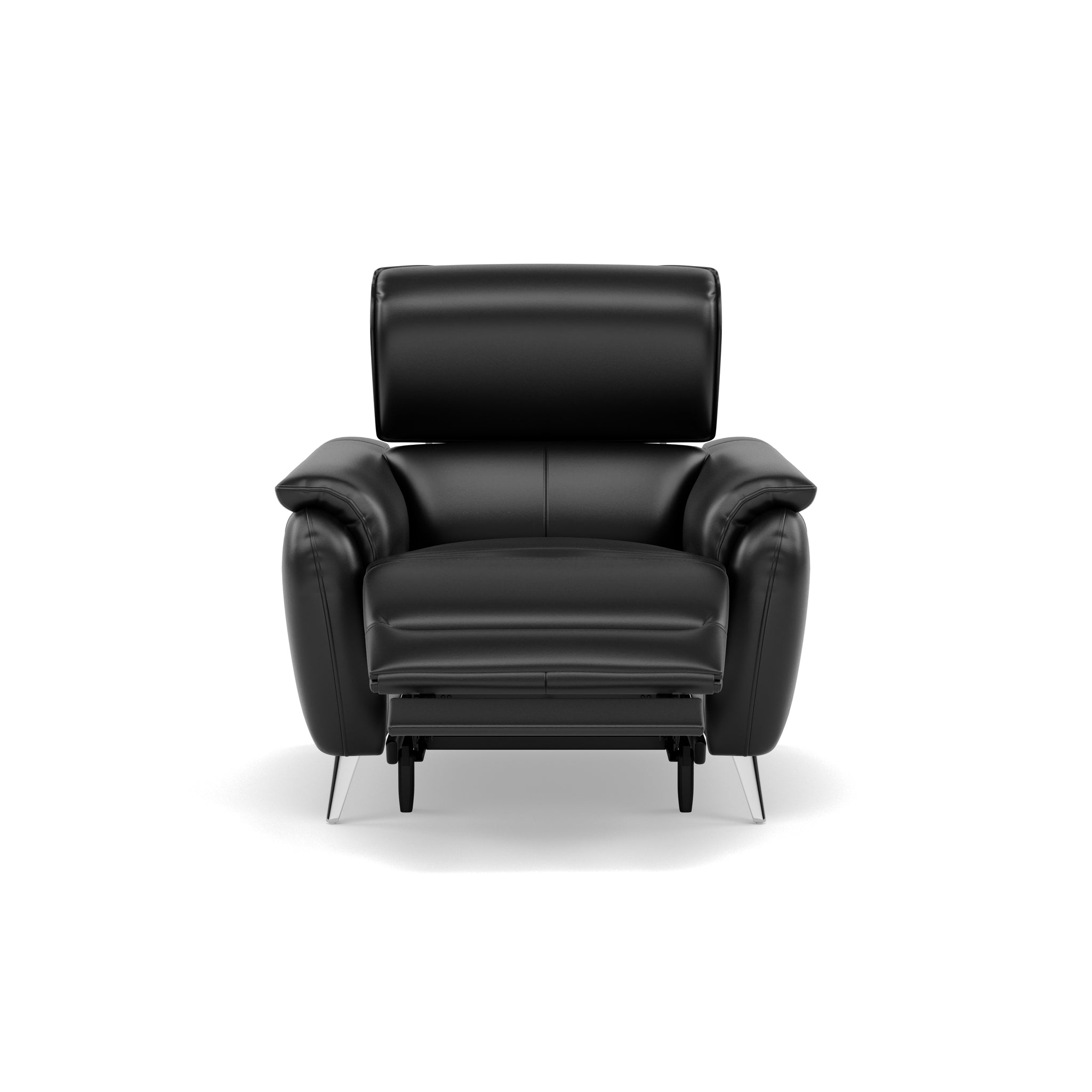 Sol Recliner Armchair - Power Recliner Armchair with Head Tilt Cat 55 Sterling Home 1 Cat-55/72 New Club Dark Grey
