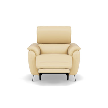 Sol Recliner Armchair - Power Recliner Armchair with Head Tilt Cat 60 Sterling Home 2 Cat-60/04 Montana Vanilla Cream