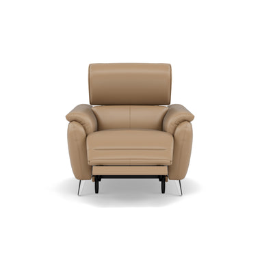 Sol Recliner Armchair - Power Recliner Armchair with Head Tilt Cat 60 Sterling Home 4 Cat-60/06 Montana Barley