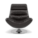 Batista Swivel Armchair - Swivel Armchair Cat 60 Armchairs Sterling Home 8 Cat-60/09 Montana Black Coffee