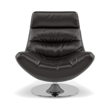 Batista Swivel Armchair - Swivel Armchair Cat 60 Armchairs Sterling Home 8 Cat-60/09 Montana Black Coffee