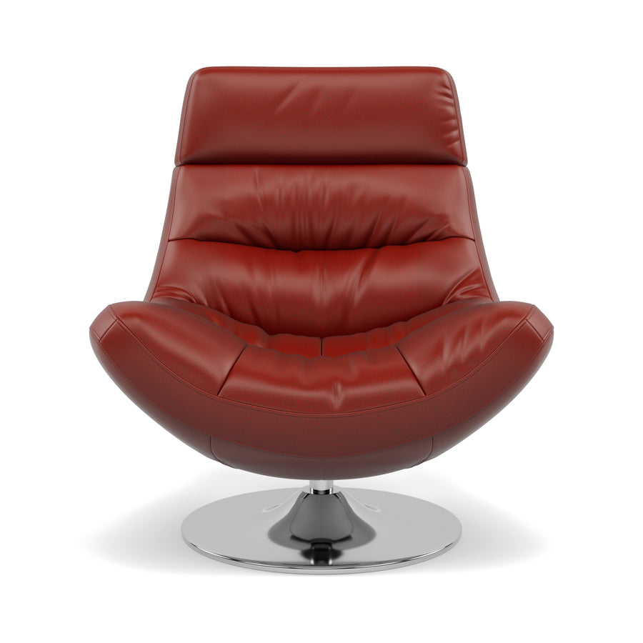 Batista Swivel Armchair - Swivel Armchair Cat 60 Armchairs Sterling Home 1 Cat-60/11 Montana Flame