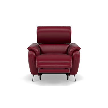 Sol Recliner Armchair - Power Recliner Armchair with Head Tilt Cat 60 Sterling Home 10 Cat-60/13 Montana Cranberry
