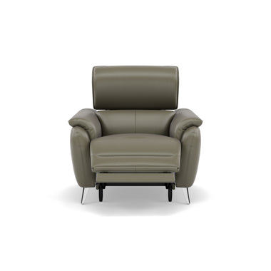 Sol Recliner Armchair - Power Recliner Armchair with Head Tilt Cat 60 Sterling Home 15 Cat-60/20 Montana Pewter