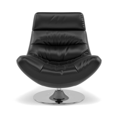 Batista Swivel Armchair - Swivel Armchair Cat 60 Armchairs Sterling Home 17 Cat-60/22 Montana Jet Black