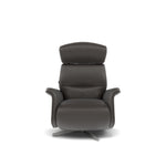 Nicoletti Happiness Recliner Armchair - Power Chair with Metal Base CB Armchairs Sterling Home 4 Macao Grigio Scuro 327