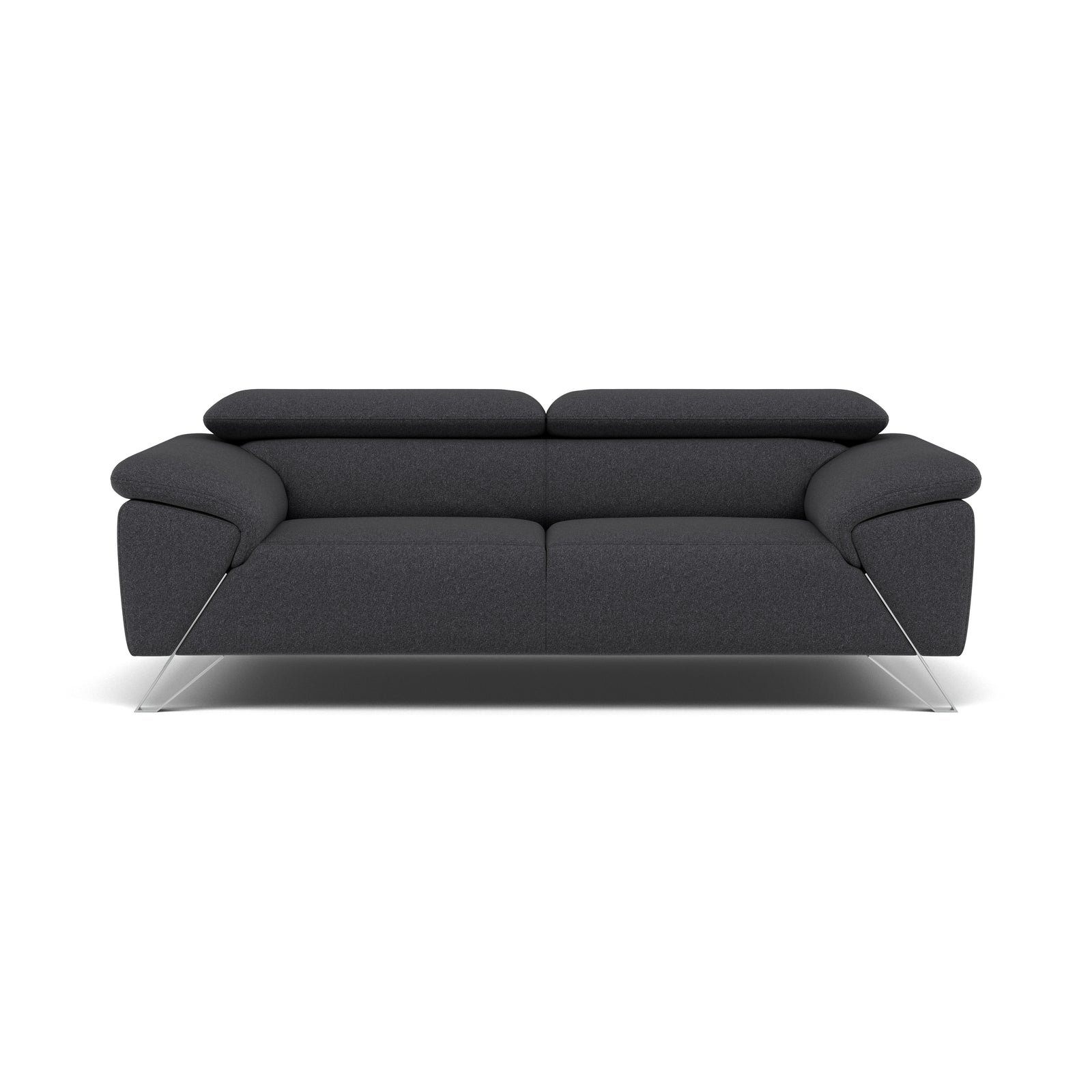 Nicoletti Puccini Small 3 Seater Sofa - 2.5 Seater Sofa NA 3 Seater Sofas Sterling Home 17 Coupe' FR 610 Anthracite