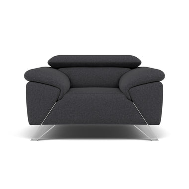 Nicoletti Puccini Armchair - Armchair NA Sterling Home 17 Coupe' FR 610 Anthracite