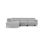 Hoy Corner Sofa - Combination 1 - Left Hand Facing Sofa Corner Group Fabric - Left Hand Facing Sterling Home 6 CU9102-5-UK Oxford Silver