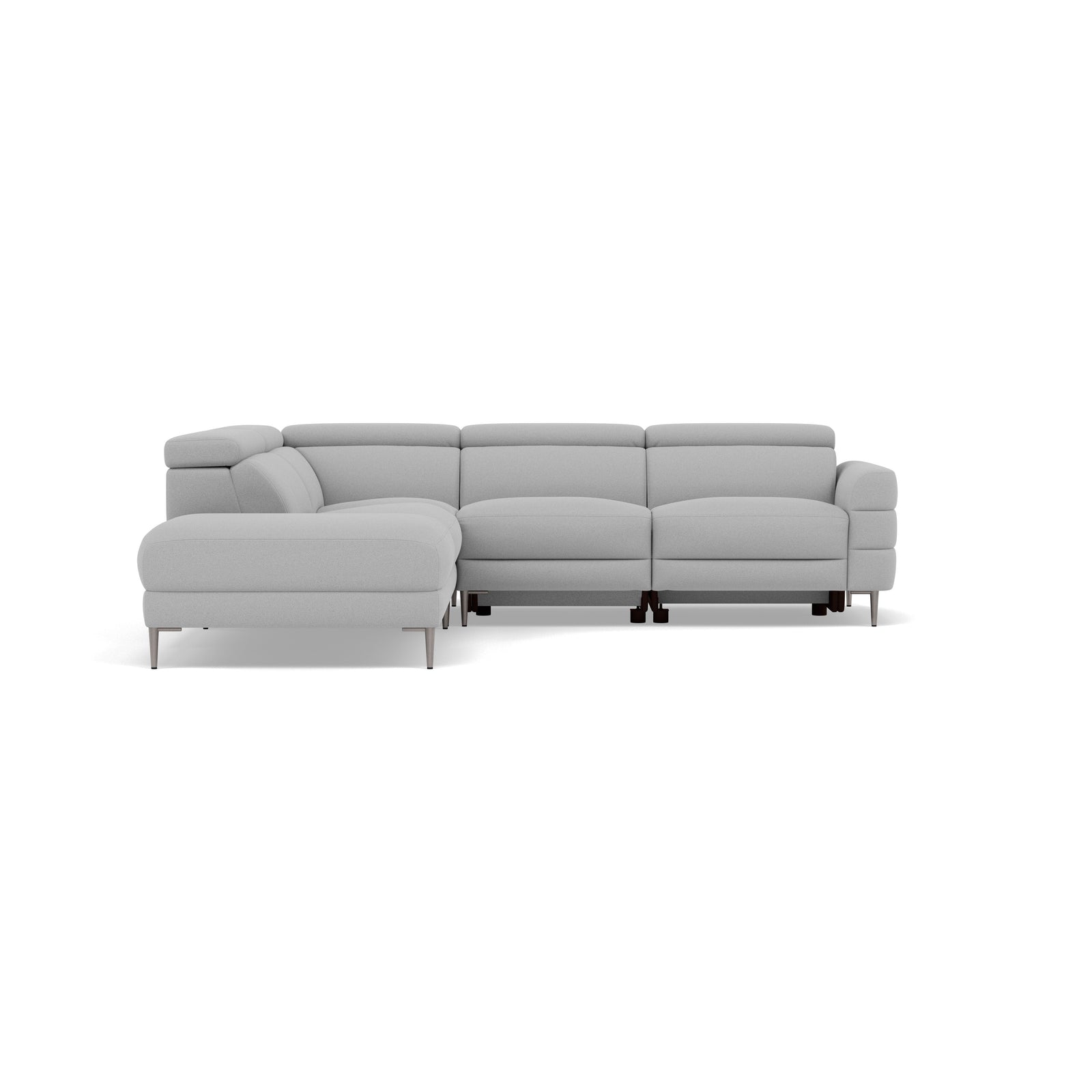 Hoy Corner Sofa - Combination 1 - Left Hand Facing Sofa Corner Group Fabric - Left Hand Facing Sterling Home 6 CU9102-5-UK Oxford Silver