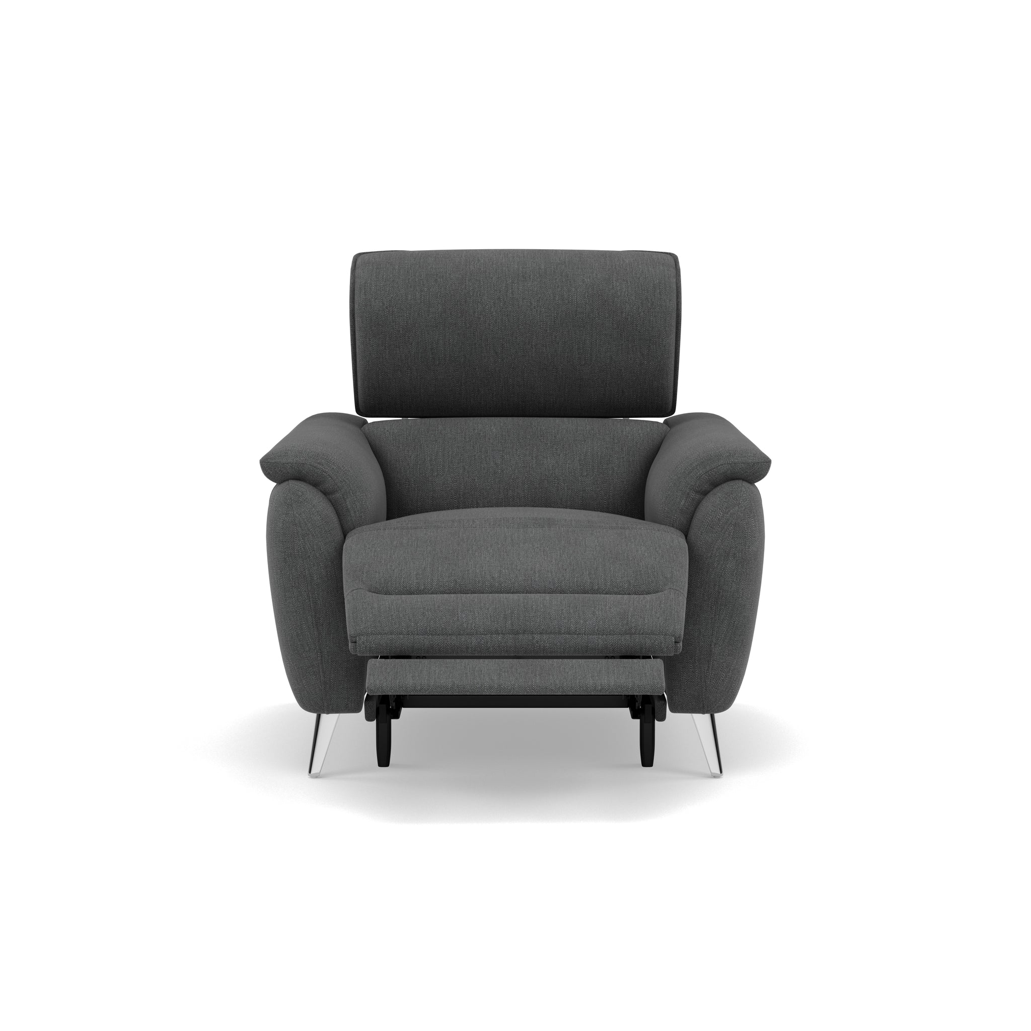 Sol Recliner Armchair - Power Recliner Armchair with Head Tilt F8 Sterling Home 2 Darwin Charcoal 50493