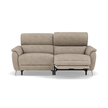 Sol 3 Seater Recliner Sofa - 3 Seater Power Recliner Sofa with Head Tilt F8 3 Seater Sofas Sterling Home 1 Darwin Mink 50366