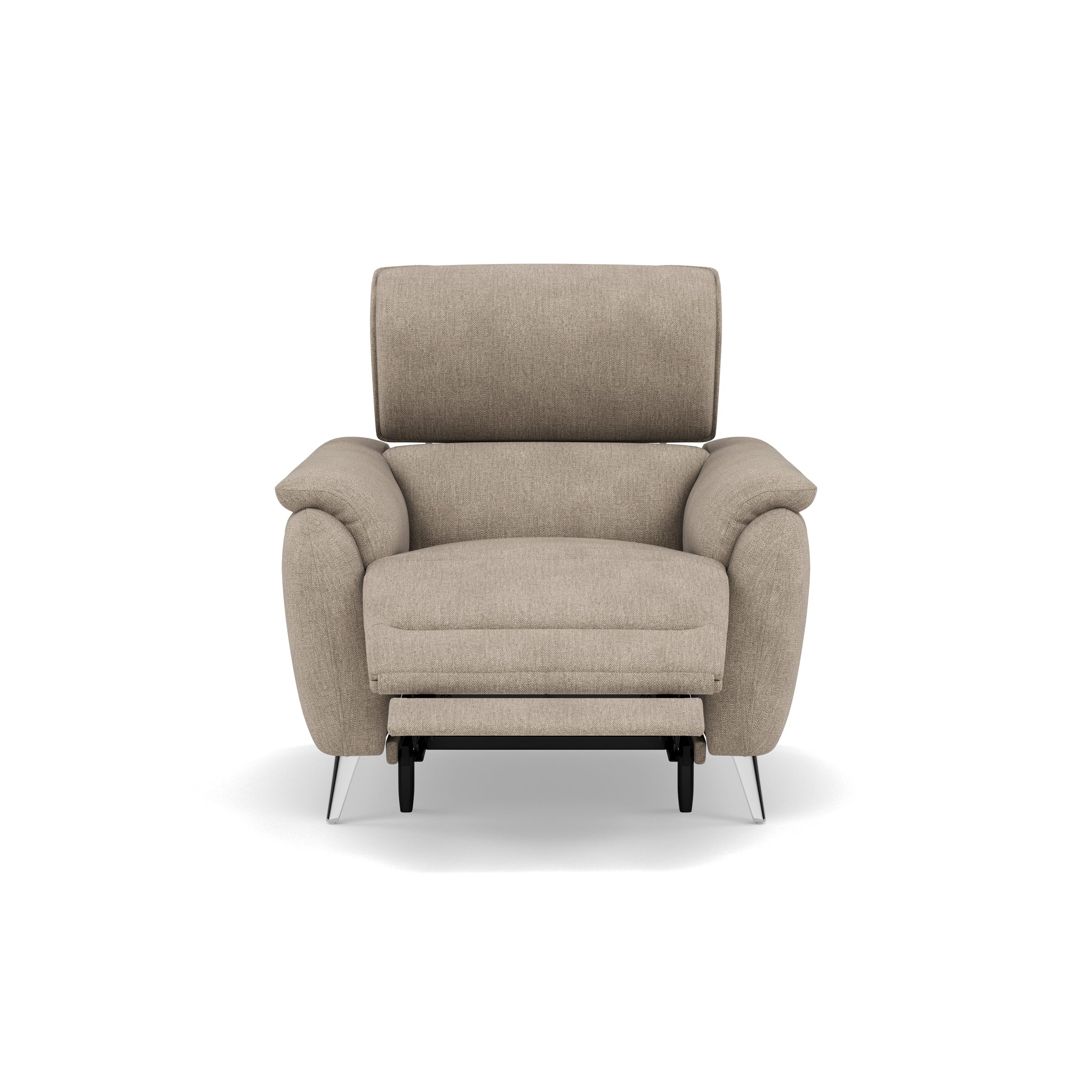 Sol Recliner Armchair - Power Recliner Armchair with Head Tilt F8 Sterling Home 1 Darwin Mink 50366
