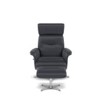 Nicoletti Love Recliner Armchair & Footstool - Manual Chair & Stool CB Armchairs Sterling Home 3 Macao Blu-S 81