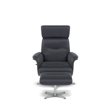 Nicoletti Love Recliner Armchair & Footstool - Manual Chair & Stool CB Armchairs Sterling Home 3 Macao Blu-S 81