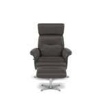Nicoletti Love Recliner Armchair & Footstool - Manual Chair & Stool CB Armchairs Sterling Home 4 Macao Grigio Scuro 327