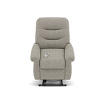 G Plan Holmes Elevate Small Recliner Armchair - Dual Motor Elevate Small Recliner Grade W Armchairs Sterling Home 1 W001 Loom Smoke