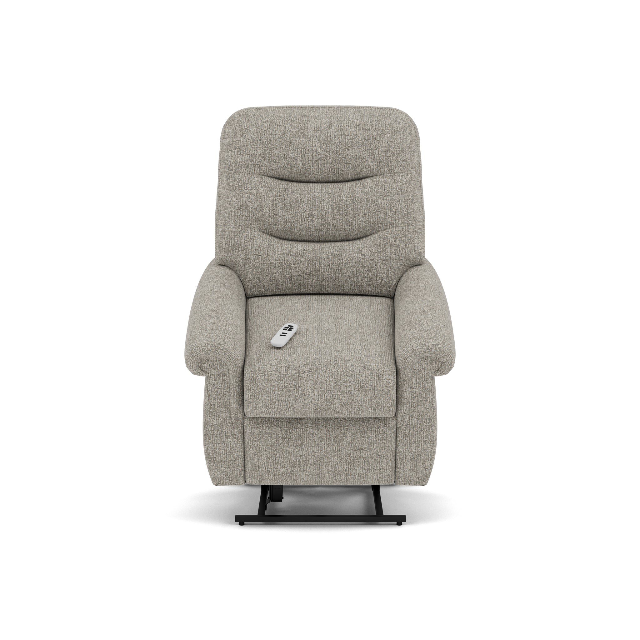G Plan Holmes Elevate Small Recliner Armchair - Dual Motor Elevate Small Recliner Grade W Armchairs Sterling Home 1 W001 Loom Smoke
