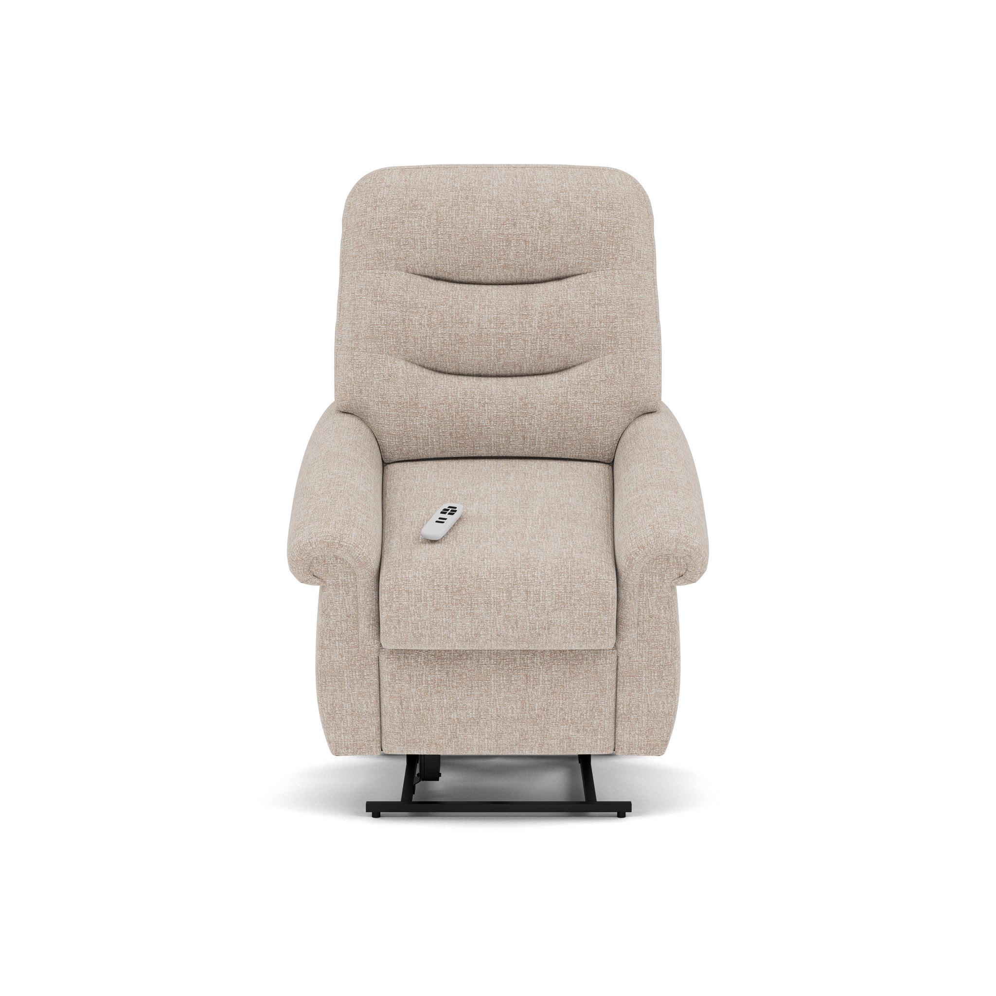 G Plan Holmes Elevate Small Recliner Armchair - Dual Motor Elevate Small Recliner Grade W Armchairs Sterling Home 3 W002 Loom Shale