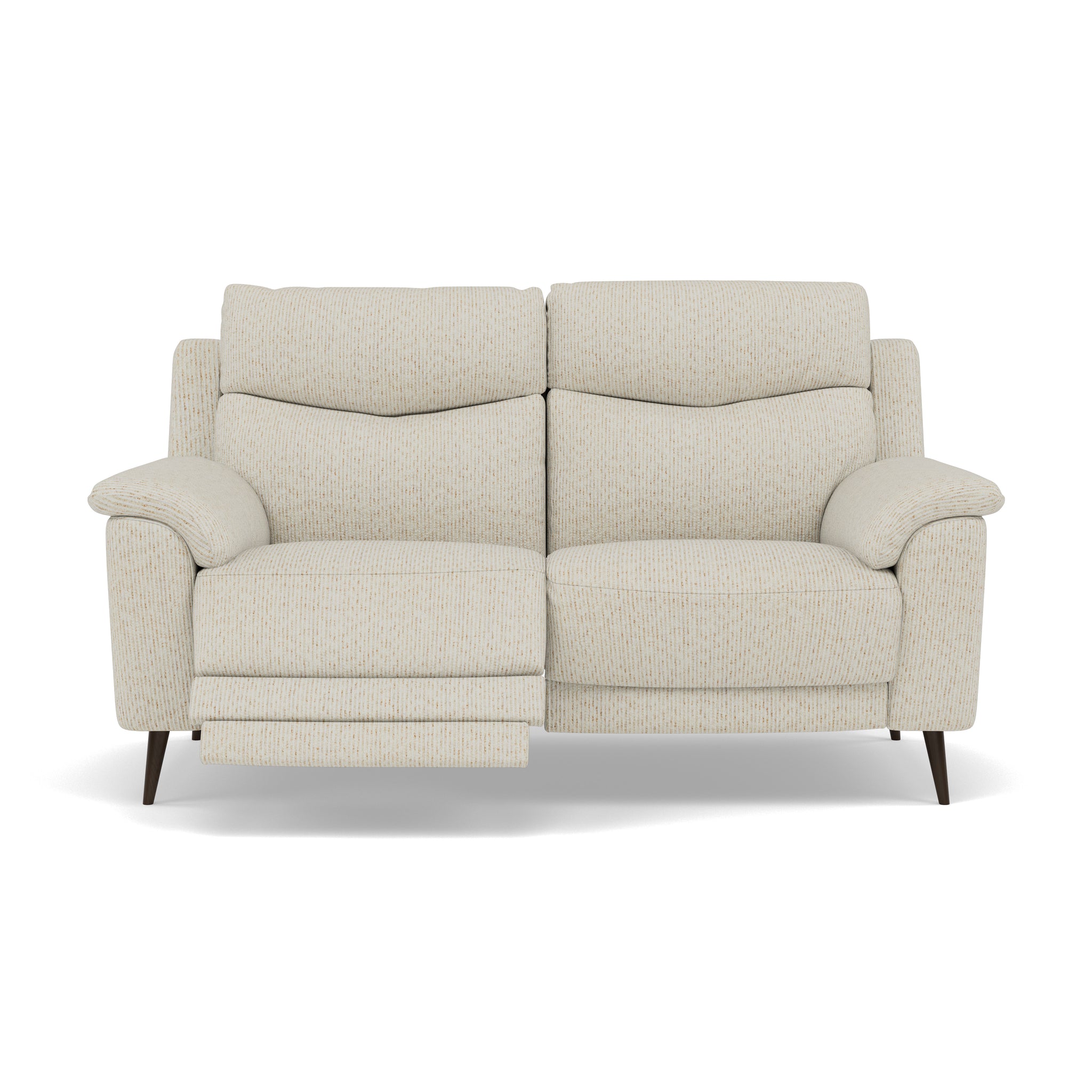 Revel 2 Seater Recliner Sofa - 2 Seater Sofa with 2 Power Recliners Fabric - Power Recliner with USB 2 Seater Sofas Sterling Home 1 FAB-LKV - 02 BEIGE