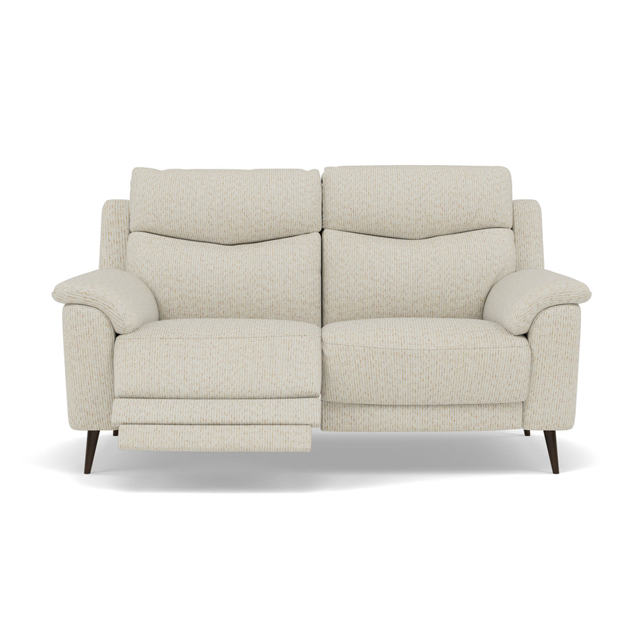 Revel 2 Seater Recliner Sofa - 2 Seater Sofa with 2 Power Recliners Fabric - Power Recliner with USB 2 Seater Sofas Sterling Home 1 FAB-LKV - 02 BEIGE