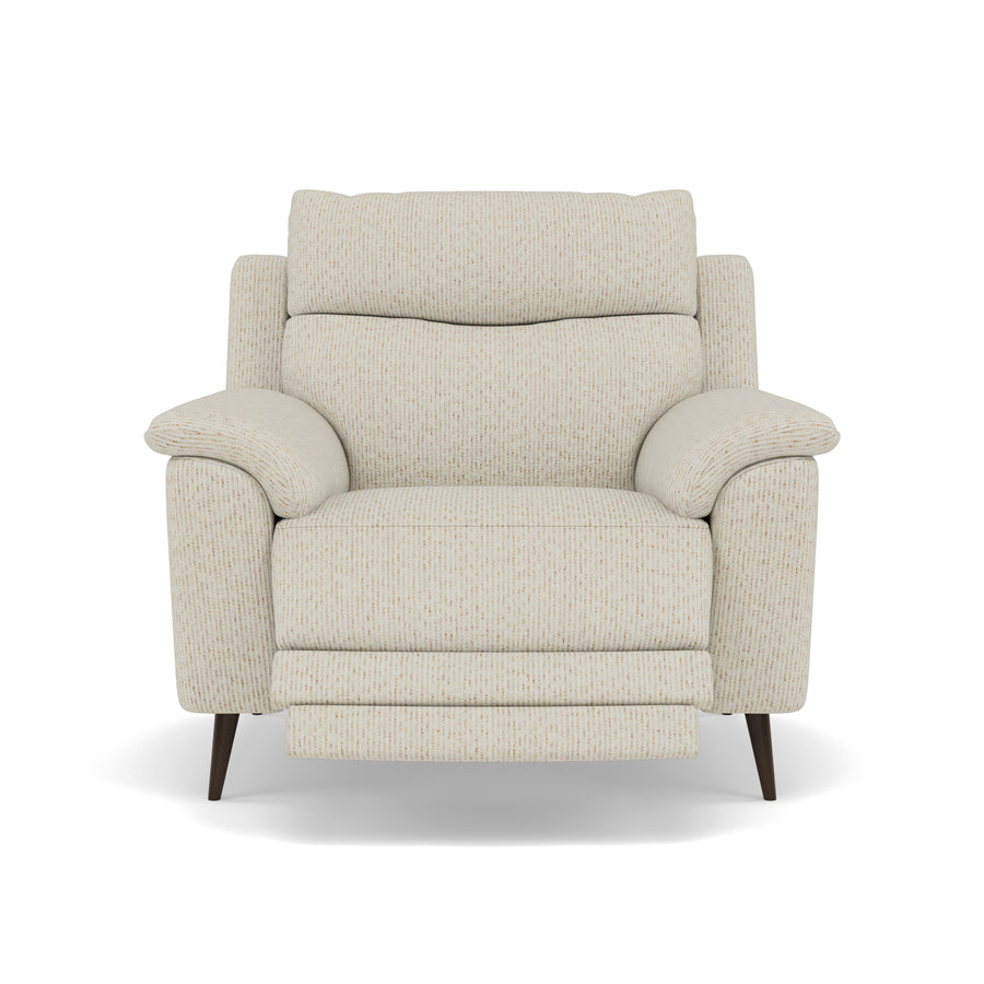 Revel Recliner Armchair - Power Recliner Chair Fabric - Power Recliner with USB Sterling Home 1 FAB-LKV - 02 BEIGE