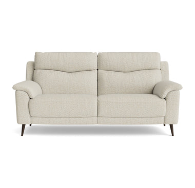 Revel Small 3 Seater Sofa - 2.5 Seater Sofa Compact Fabric Sterling Home 1 FAB-LKV - 02 BEIGE