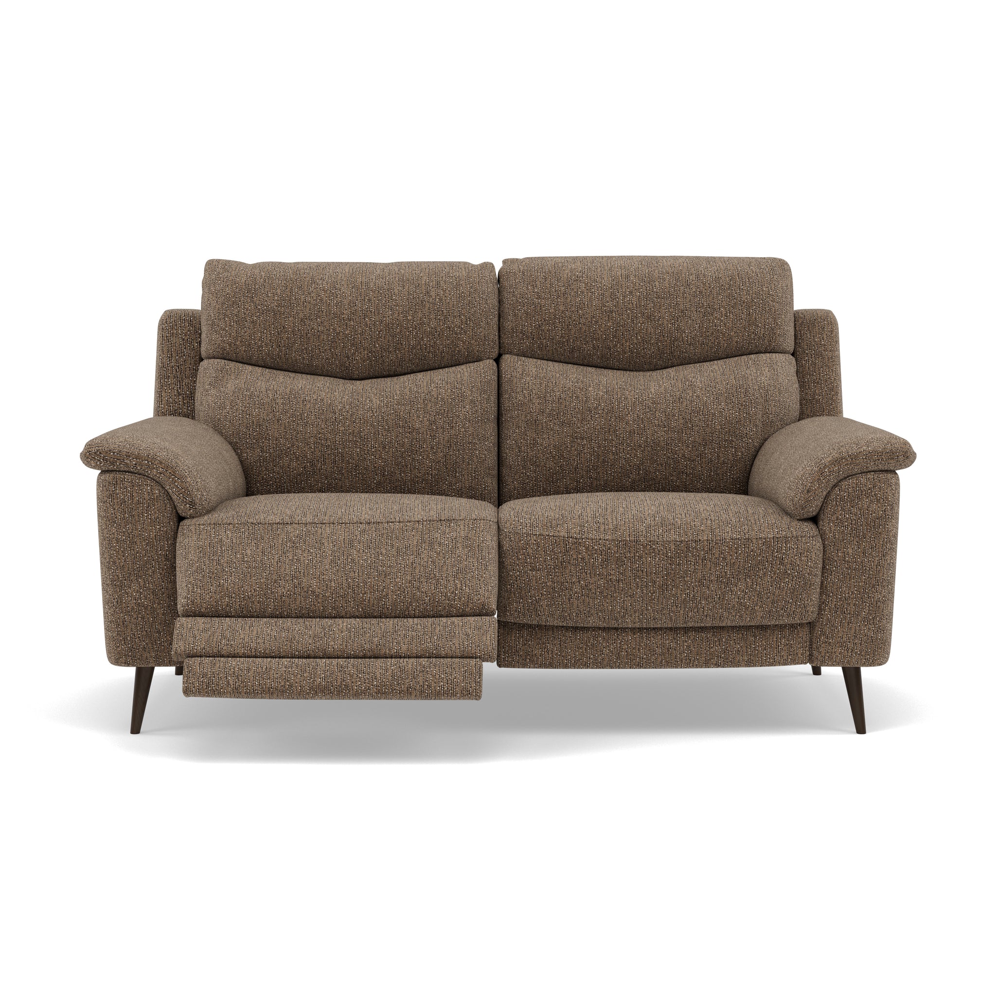 Revel 2 Seater Recliner Sofa - 2 Seater Sofa with 2 Power Recliners Fabric - Power Recliner with USB 2 Seater Sofas Sterling Home 4 FAB-LKV - 12 TAUPE