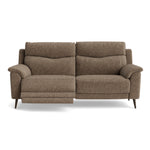 Revel Small 3 Seater Recliner Sofa - 2.5 Seater Sofa with 2 Power Recliners (Compact) Fabric - Power Recliner with USB 3 Seater Sofas Sterling Home 4 FAB-LKV - 12 TAUPE
