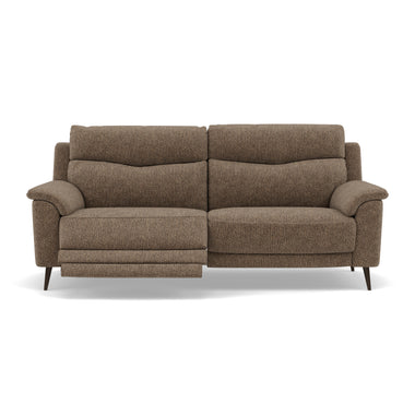 Revel 3 Seater Recliner Sofa - 2.5 Seater Sofa with 2 Power Recliners Fabric - Power Recliner with USB 3 Seater Sofas Sterling Home 4 FAB-LKV - 12 TAUPE