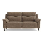 Revel Small 3 Seater Sofa - 2.5 Seater Sofa Compact Fabric Sterling Home 4 FAB-LKV - 12 TAUPE