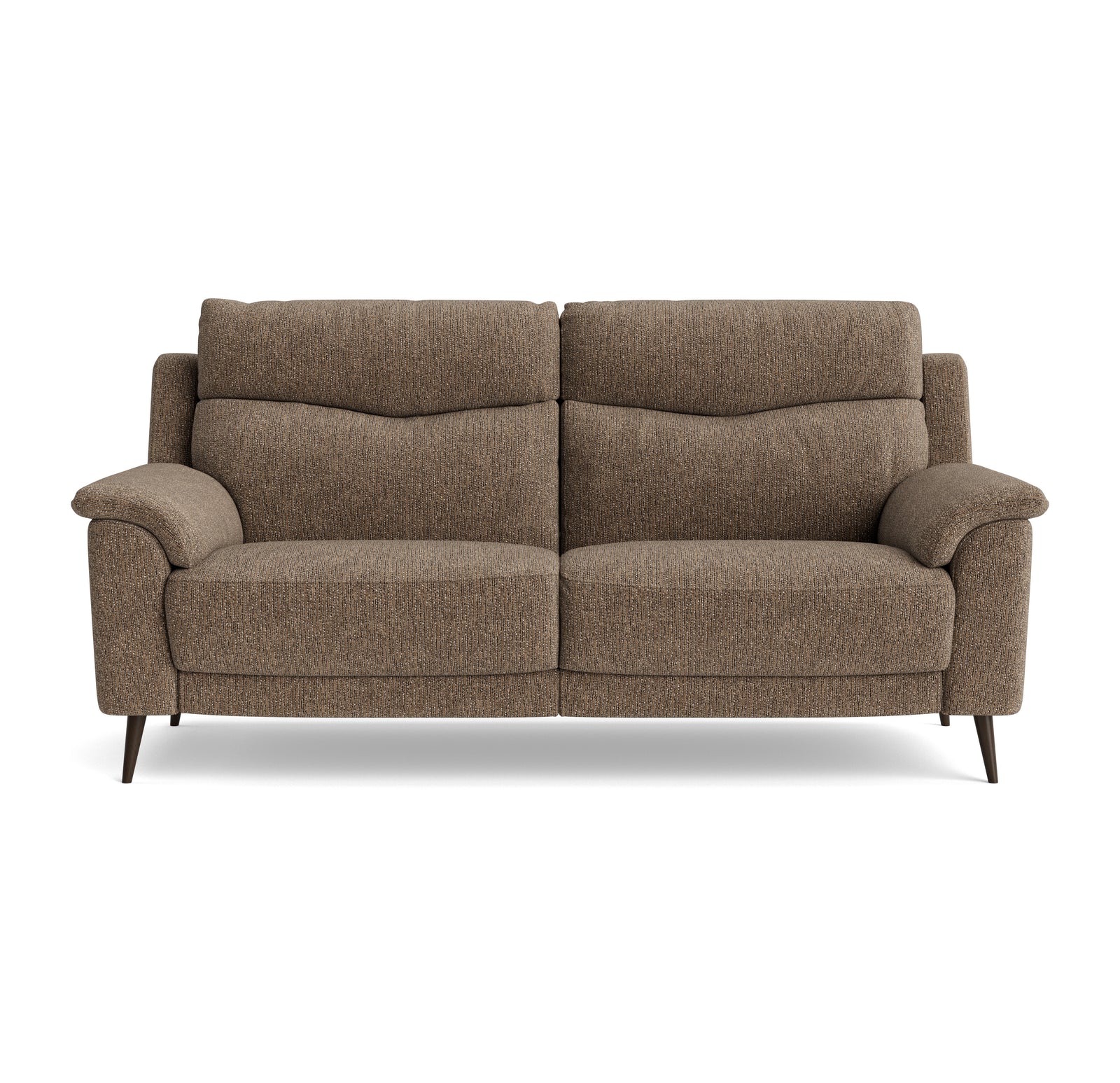 Revel Small 3 Seater Sofa - 2.5 Seater Sofa Compact Fabric Sofas Sterling Home 4 FAB-LKV - 12 TAUPE
