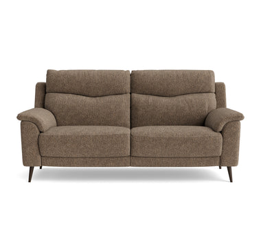 Revel Small 3 Seater Sofa - 2.5 Seater Sofa Compact Fabric Sterling Home 4 FAB-LKV - 12 TAUPE