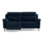 Revel Small 3 Seater Recliner Sofa - 2.5 Seater Sofa with 2 Power Recliners (Compact) Fabric - Power Recliner with USB 3 Seater Sofas Sterling Home 5 FAB-LKV - 13 NAVY