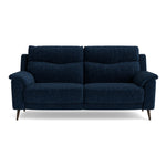 Revel Small 3 Seater Sofa - 2.5 Seater Sofa Compact Fabric Sterling Home 5 FAB-LKV - 13 NAVY