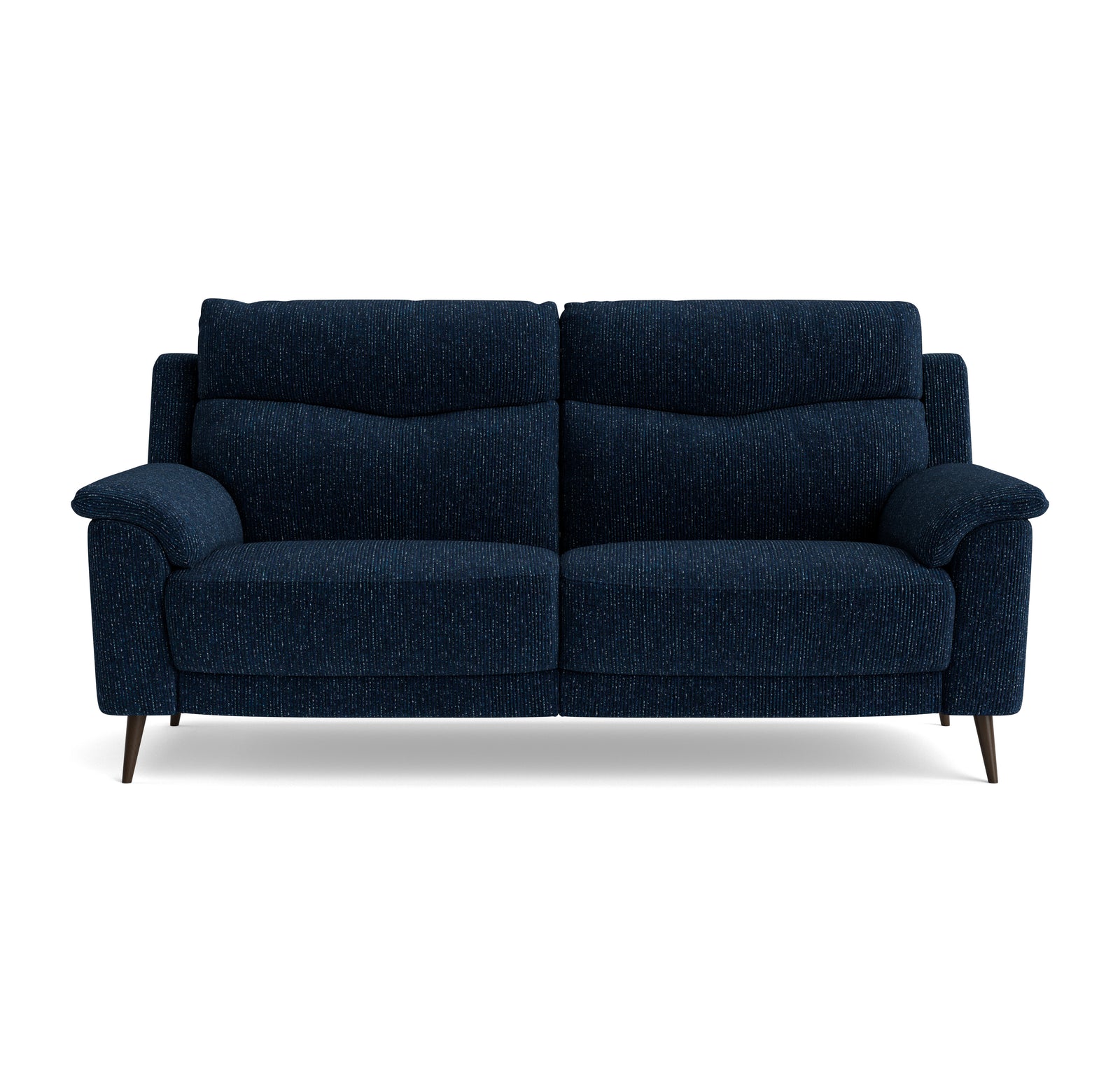Revel Small 3 Seater Sofa - 2.5 Seater Sofa Compact Fabric Sofas Sterling Home 5 FAB-LKV - 13 NAVY
