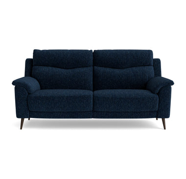 Revel Small 3 Seater Sofa - 2.5 Seater Sofa Compact Fabric Sterling Home 5 FAB-LKV - 13 NAVY