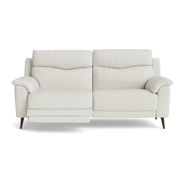 Revel Small 3 Seater Recliner Sofa - 2.5 Seater Sofa with 2 Power Recliners (Compact) Fabric - Power Recliner with USB 3 Seater Sofas Sterling Home 3 FAB-LKV - 18 FROST
