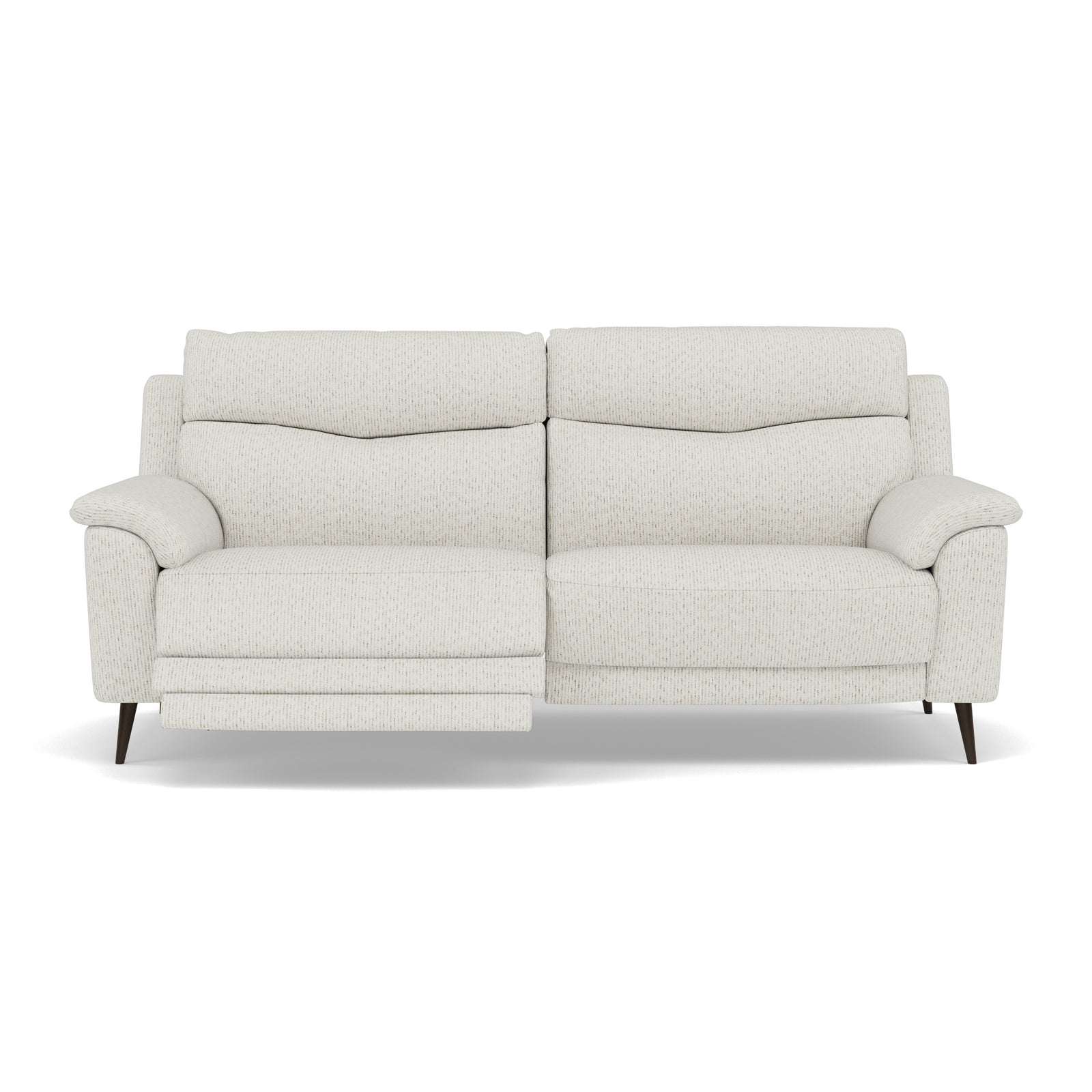 Revel 3 Seater Recliner Sofa - 2.5 Seater Sofa with 2 Power Recliners Fabric - Power Recliner with USB 3 Seater Sofas Sterling Home 3 FAB-LKV - 18 FROST