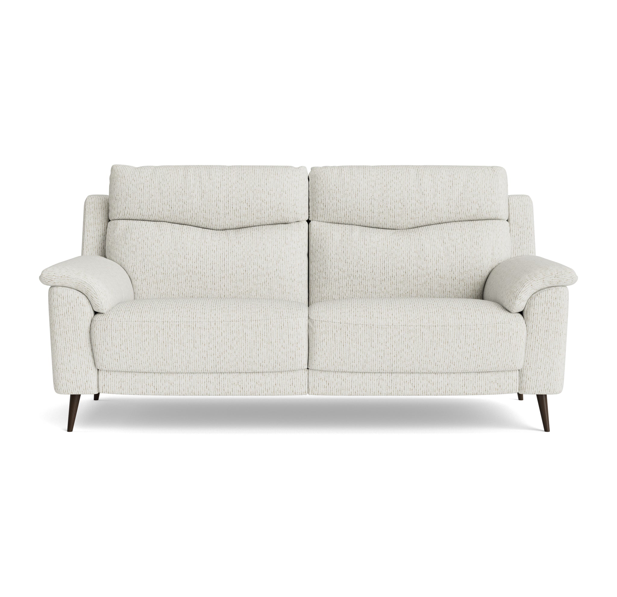 Revel Small 3 Seater Sofa - 2.5 Seater Sofa Compact Fabric Sterling Home 3 FAB-LKV - 18 FROST